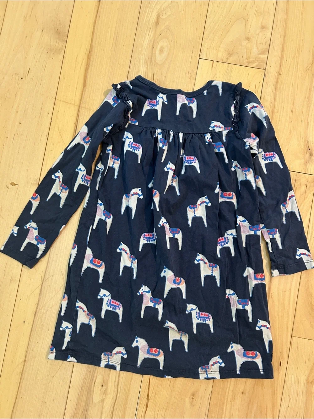 Tea Collection Carousel Horse Print Dress 5T